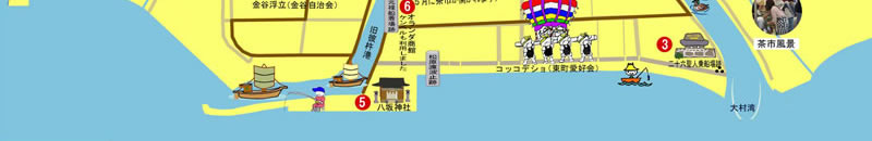 長崎街道そのぎ宿マップ